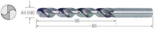 Spiral Drill PREMUS, HSS Type W Alu