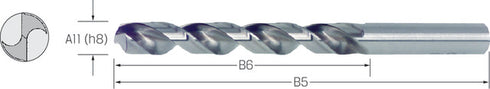 Spiralbohrer PREMUS, HSS Typ W Alu