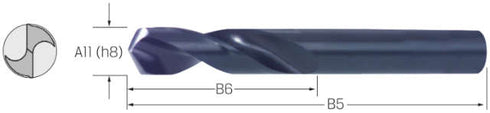Spiral Drill PREMUS, HSS Type N