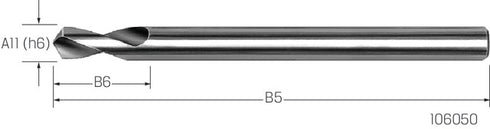 NC-Anbohrer PREMUS, HSS-Co 120° lang