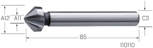 Kegelsenker PREMUS, HSS 90°