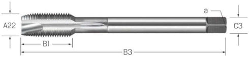Machine tap PREMUS, HSSE-V3 plain