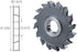 PREMUS side milling cutter, cross-toothed, without collar