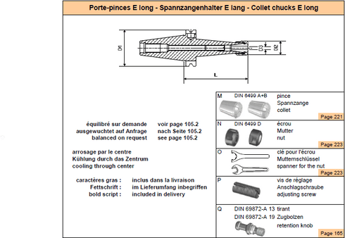 Spannzangenhalter DIN69871-AD30 E16