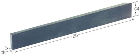 Flat bar PRETEC, solid carbide raw with allowance