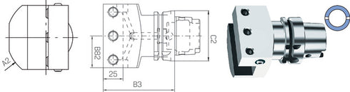 Werkzeughalter SWISS TOOLS, radial