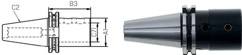 Bohreraufnahme PREMUS, Wendeplatten-Bohreraufnahme, E1, kurz