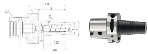 Hydrodehn-Spannfutter SCHUNK, TENDO Slim, kurz