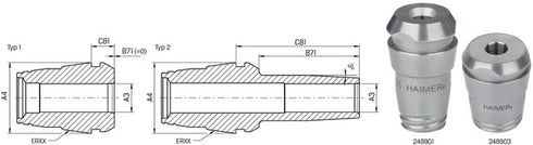 Schrumpfspannzange ER HAIMER, Schrumpfspannzange ER25