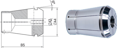 ER-Power Collet HAIMER, ER25 Collet