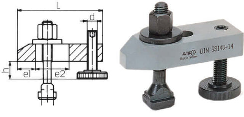 Spanneisen AMF, Spanneisen verstellbar