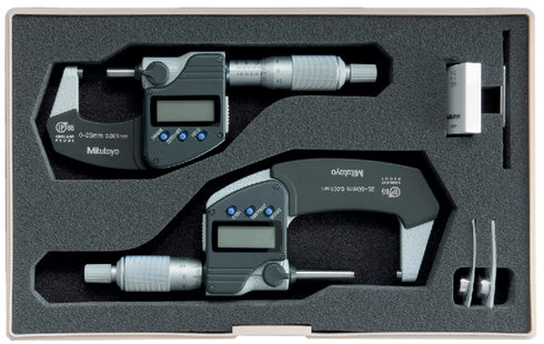 Präzisions-Digital-Bügelmessschraube MITUTOYO, 293 Satz mit Datenausgang