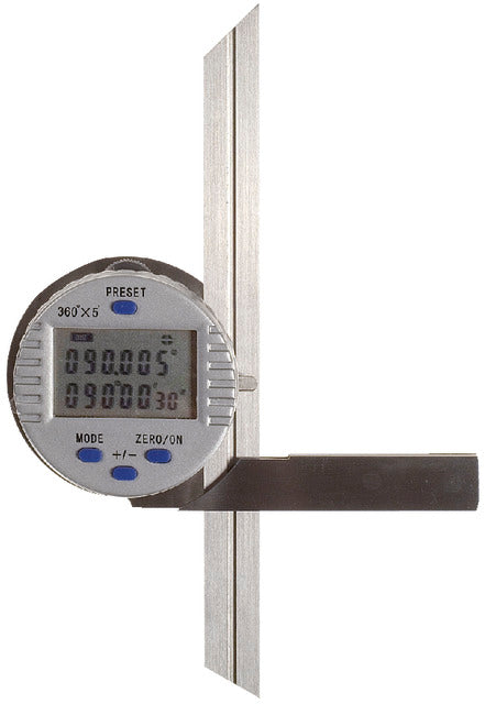 Digital-Universal-Winkelmesser PRETEC, mit Feineinstellung