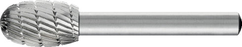 HSS-Frässtift PFERD, Zahnung 3 Tropfenform O