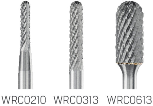 HM-Kleinfrässtift PFERD, Walzenrundform Z=4