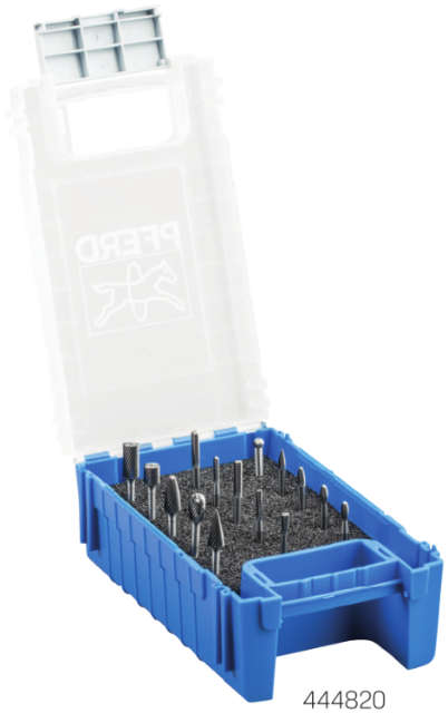 HM-Frässtift-Satz PFERD, Schaft-Ø 3 mm, Z5