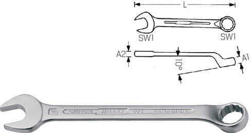 Ring spanner HAZET, DIN 3113 B