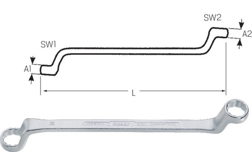 Doppelringschlüssel HAZET, DIN 838