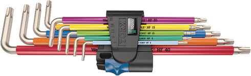 TORX<sup>®</sup>-Stiftschlüssel-Satz WERA, farbmarkiert, Edelstahl