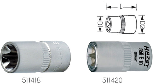 Steckschlüssel-Einsatz PROJAHN, TORX<sup>®</sup>