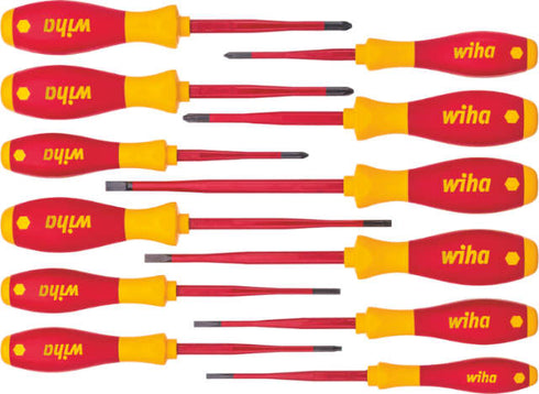 VDE-Schraubendreher-Satz WIHA, Schlitz / PH / PZ / TORX® / PlusMinus