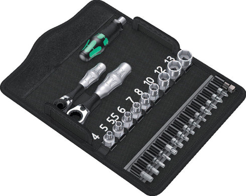 Bit-Ratschen-Set WERA, Zyklop Mini, 29-teilig
