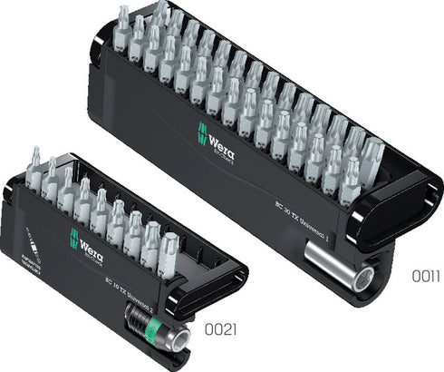 Bit-Sortiment WERA, TORX<sup>®</sup>, 10- bzw. 30-teilig