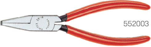 Flachzange KNIPEX, poliert, Griffe kunststoffüberzogen
