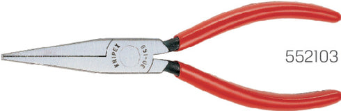 Flachzange KNIPEX, poliert, Griffe kunststoffüberzogen