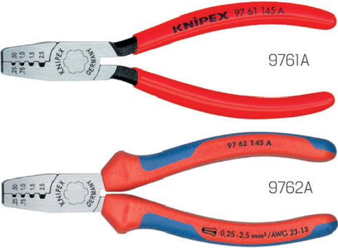 Crimpzange KNIPEX, für Aderendhülsen