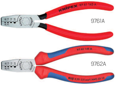 Crimpzange KNIPEX, für Aderendhülsen