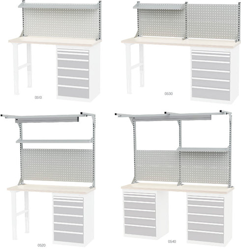 Werkbankaufbauten PRETEC,