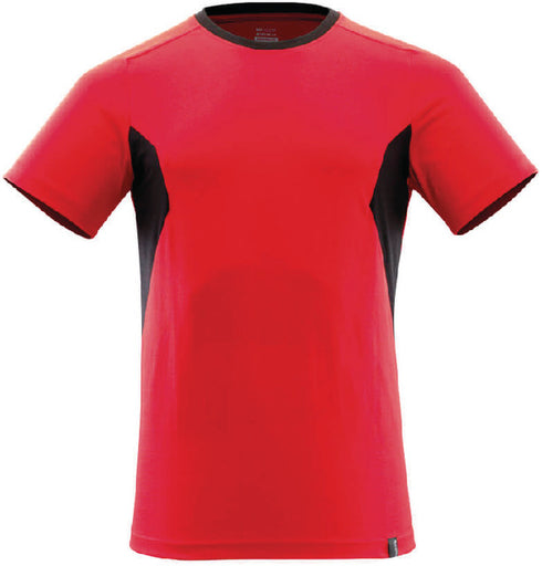 T-Shirt ACCELERATE MASCOT, T-Shirt, Premium, verkehrsrot/schwarz