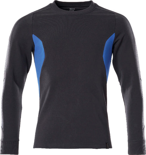Sweatshirt ACCELERATE MASCOT, Premium Performance, schwarzblau/azurblau