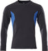 Sweatshirt ACCELERATE MASCOT, Premium Performance, schwarzblau/azurblau