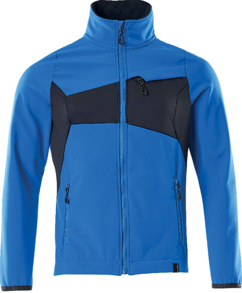Softshelljacke ACCELERATE MASCOT, Softshelljacke, azurblau/schwarzblau