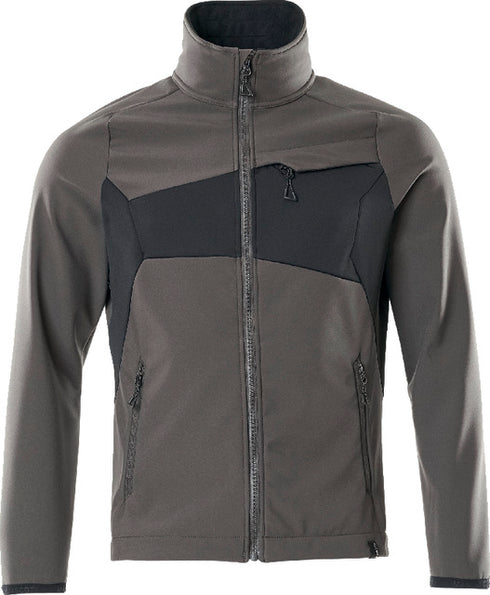 Softshelljacke ACCELERATE MASCOT, Softshelljacke, dunkelanthrazit/schwarz