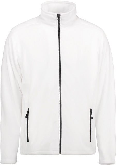 Microfleece-Herrenjacke ID, Microfleece-Herrenjacke, weiß