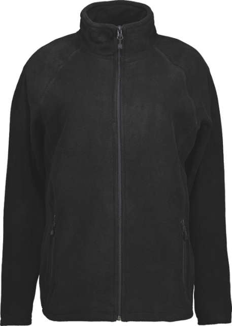 Microfleece-Damenjacke ID, Microfleece-Damenjacke, schwarz