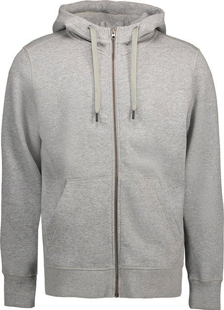 Full Zip Hoodie ID, Full Zip Hoodie Core, grau-meliert