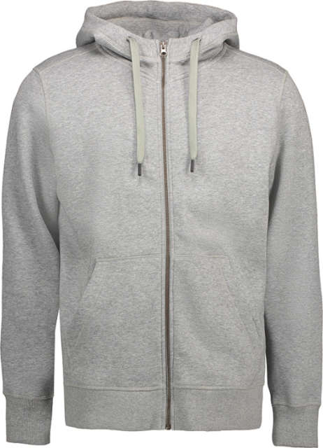 Full Zip Hoodie ID, Full Zip Hoodie Core, grau-meliert