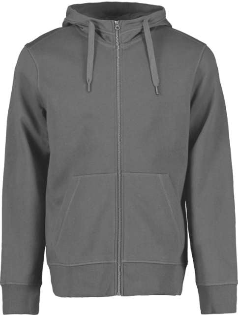 Full Zip Hoodie ID, Full Zip Hoodie Core, silver-gray