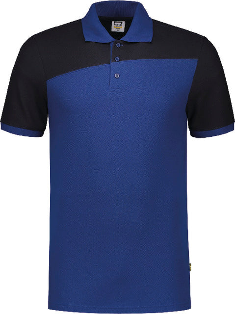Poloshirt TRICORP, Bicolor mit Quernaht, royalblau/navy