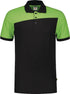 Poloshirt TRICORP, Bicolor mit Quernaht, schwarz/lime