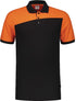 Poloshirt TRICORP, Bicolor mit Quernaht, schwarz/orange