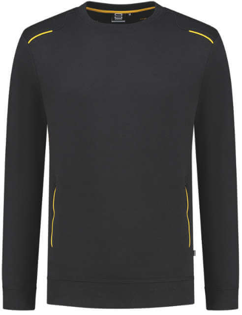 Sweatshirt TRICORP, Accent, schwarz/gelb