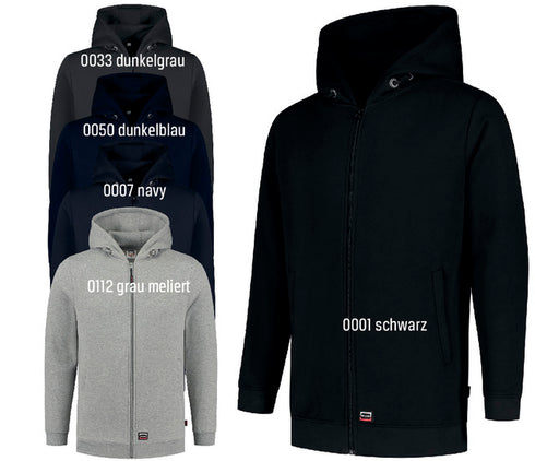 Sweatjacke mit Kapuze TRICORP, Sweatjacke mit Kapuze, dunkelgrau