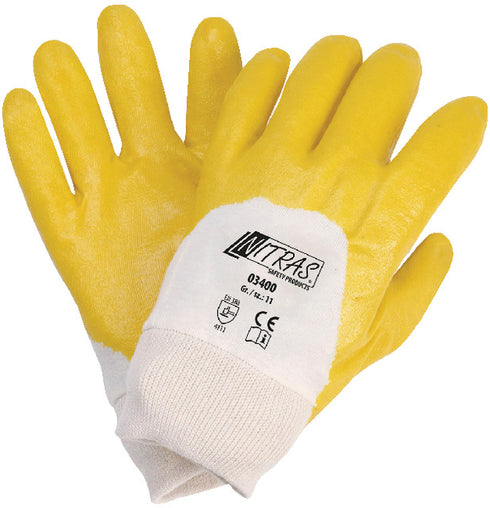 Nitril-Handschuh NITRAS, gelb
