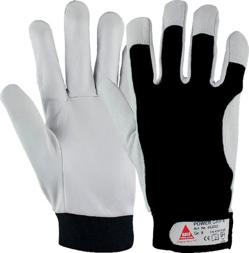 Nappaleder-Handschuh HASE, POWER GRIP II