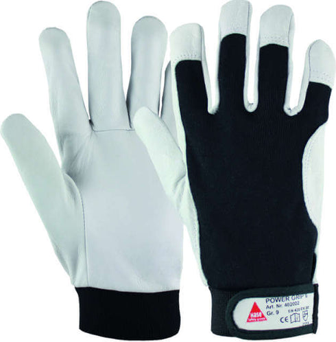 Nappaleder-Handschuh HASE, POWER GRIP II